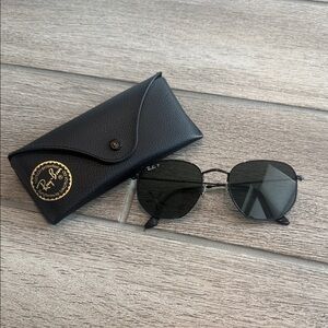 Ray-Ban Hexagonal Black Sunglasses